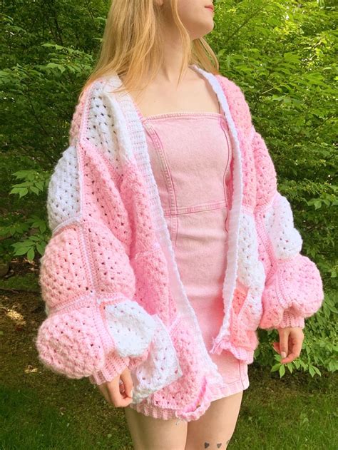 Crochet Granny Square Cardigan Crochet Clothes Crochet Fashion Crochet Sweater