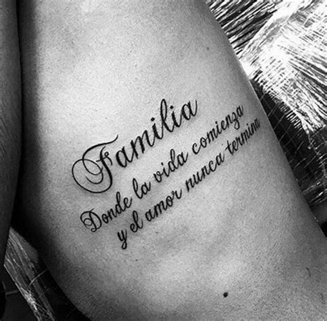 Family Tattoos In Spanish - New Tattoo Zone