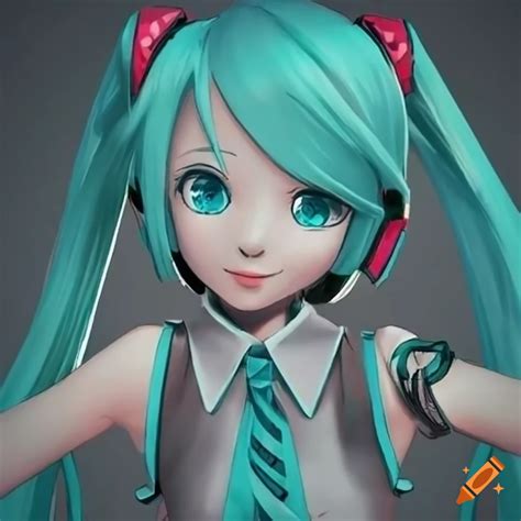 Hatsune Miku On Craiyon