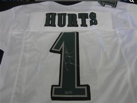 Jalen Hurts Autographed Jersey - Etsy