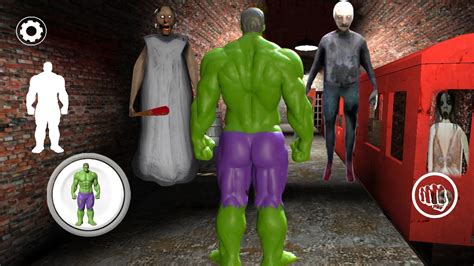 Playing As Hulk In Granny Chapter Three New House Mod Manu Train