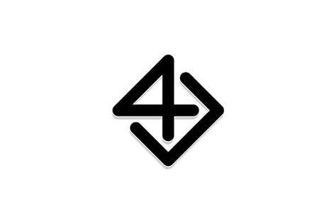 Number 4 Logo Design