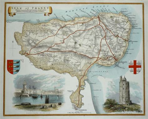 Kent Antique Maps Old Maps Of Kent Vintage Maps Of Kent Uk