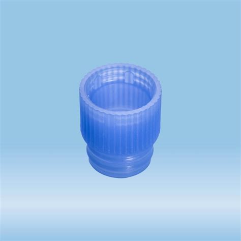 Push cap blue suitable for tubes Ø 13 mm Caps Reagent and