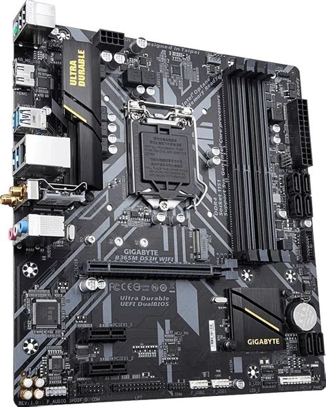 Gigabyte B365m Ds3h Wifi Intel B365 Coffee Lake Socket Lga1151 Micro Atx Desktop Motherboard