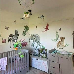 Jungle Theme Hot Air Balloon Nursery Lamp Shade Craft Foam Leaves Toys Not Included Etsy