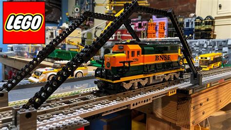 How To Build A Lego Train Bridge Youtube