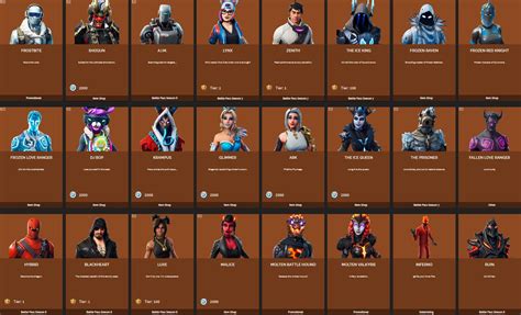 Tous les skins Fortnite Breakflip Actualité Guides et Astuces