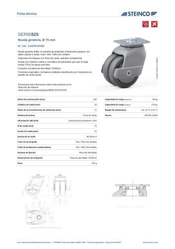 Todos Los Cat Logos Y Folletos T Cnicos Steinco Paul Vom Stein Gmbh