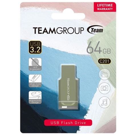 ClÉ Usb Team Group C201 64go Usb 32 Vert Click And Shop