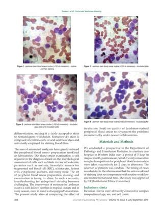 Incubation And Its Effect On Leishman Stain Pdf