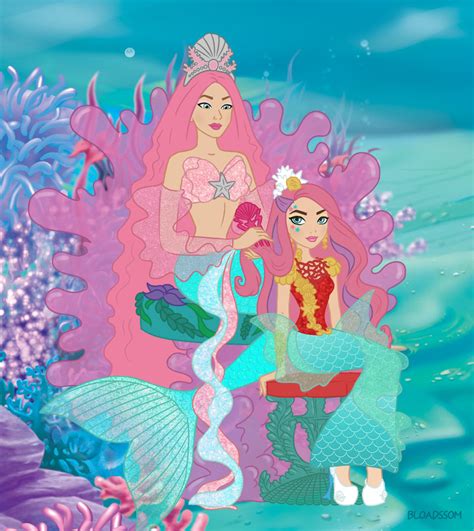 Barbie Mermaid Fantasy And Meeshell Mermaid By Bloadssom On Deviantart