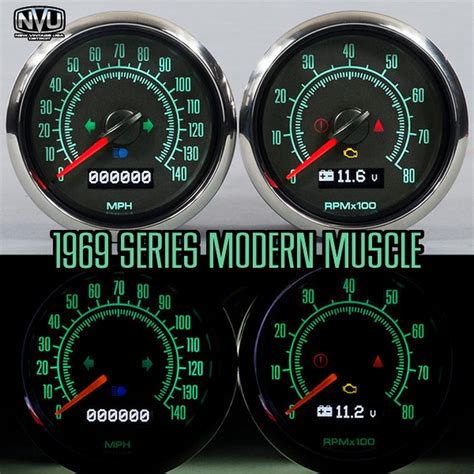 New Vintage USA 72690 01 70 72 Malibu Dash 1969 Series Gauge Set