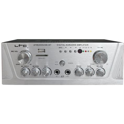 Ltc Karaoke Amplifier X W Silver Buy Online Now Soundstorexl