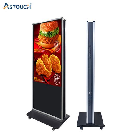 RK3568 Floor Standing Digital Signage Indoor Capacitive Touch EAC