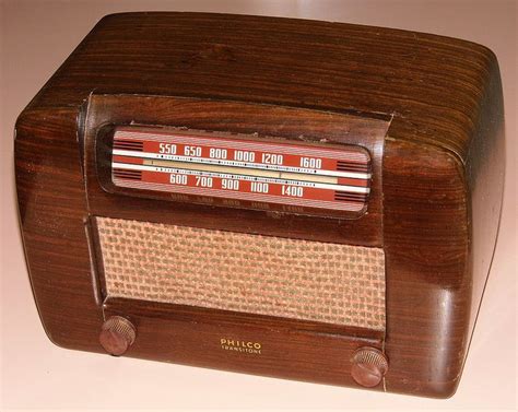 Vintage Philco Wood Table Radio Model 42 Pt3 Broadcast Band Only Mw