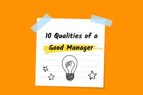 10 Qualities Every Good Manager Needs To Have