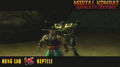 Fight Against Reptile Kung Lao Story Part 8 Mortal Kombat Shaolin Monks Hard 1080p Gameplay