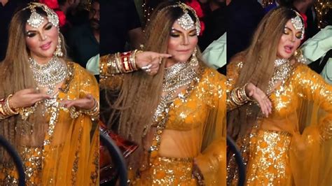 Rakhi Sawant Performed Baraati Dance On The Beat Of Dhol Watch The