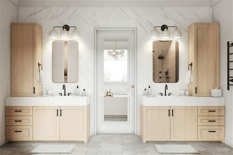 Before After Transitional Master Bathroom Decorilla Online