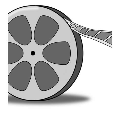 Movie Reel Clip Art Black And White