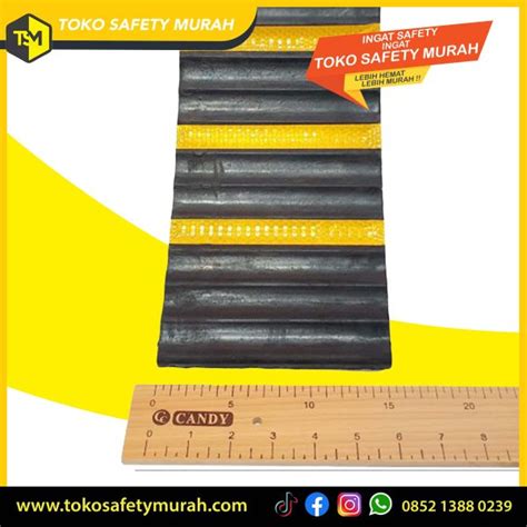 Wheel Chock Rubber 16 Cm Pengganjal Ban Penahan Roda Karet Ganjalan