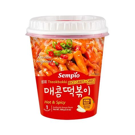 Korean Retail Goods Sempio Instant Tteokbokki Hot Spicy G