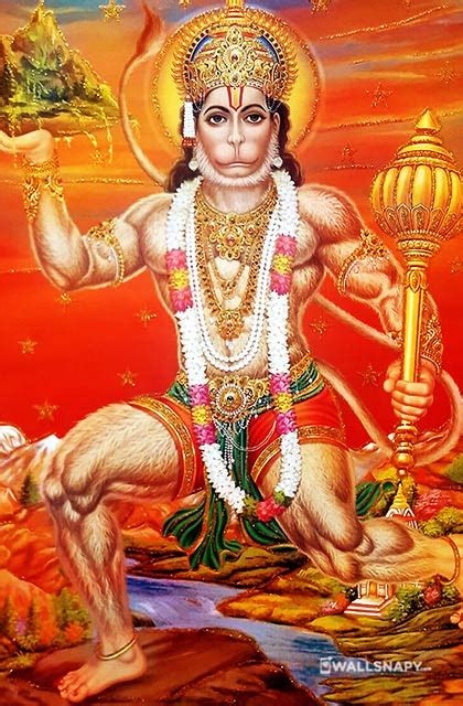 New Hanuman With Mountain Hd Wallpapers Images