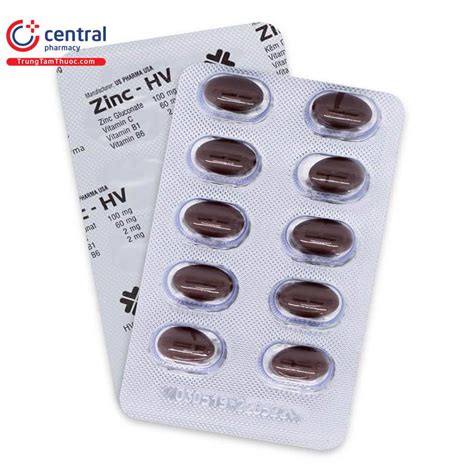 [CHÍNH HÃNG] Thuốc ZinC-HV - bổ sung kẽm và các loại vitamin