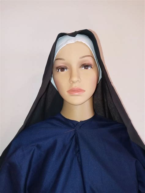 Nun Habit Veil Set Undercap And Veil Only Etsy