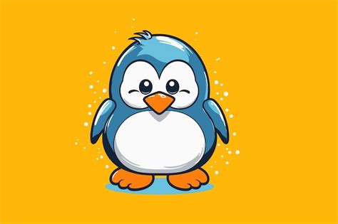 Premium Vector Cute Penguin Cartoon Icon Vector Illustration Cute Penguin Cartoon Vector