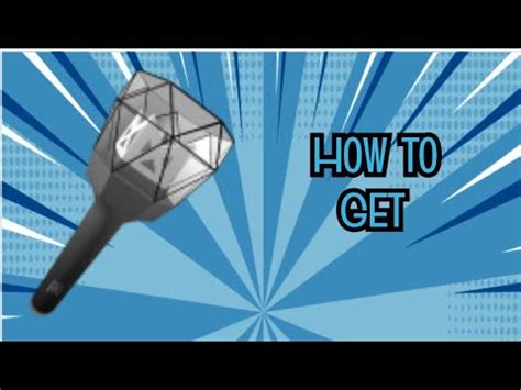 Free Accessory How To Get Monsta X Light Stick Backpack Roblox