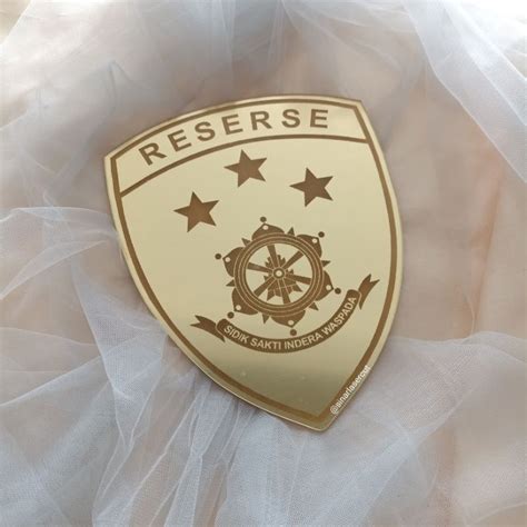jual logo akrilik polri reserse shopee indonesia