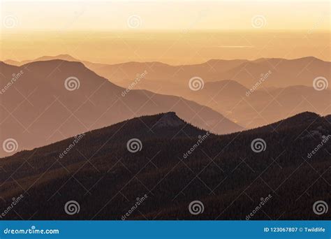 Scenic Colorado Mountain Sunrise Stock Image - Image of beauty, scenic ...