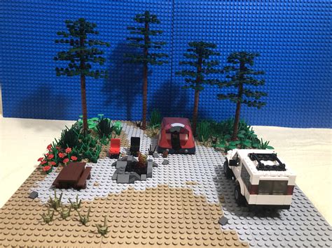 Lego Camping Scene Commission A Special Romantic Camping S… Flickr