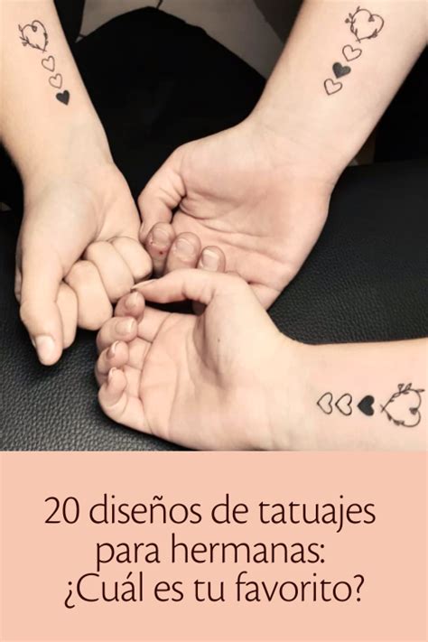 20 diseños de tatuajes para hermanas perfectos para mostrar su amor y