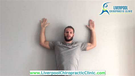 Best Posture Exercise Wall Angels Liverpool Chiropractic Clinic