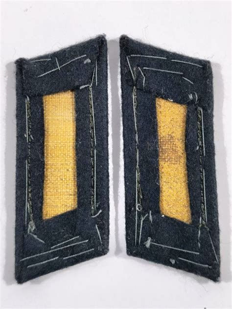 Question An Original Pair Of Panzer Kragenspiegel Collar Tabs For