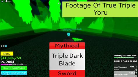 Blox Fruits Clip Of Me Obtaining Triple Yoru On My Main How To Get It