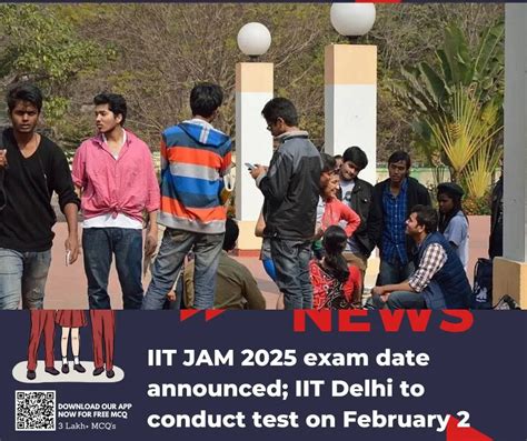 Iit Jam Exam Date Announced Iit Delhi To Conduct Test On February