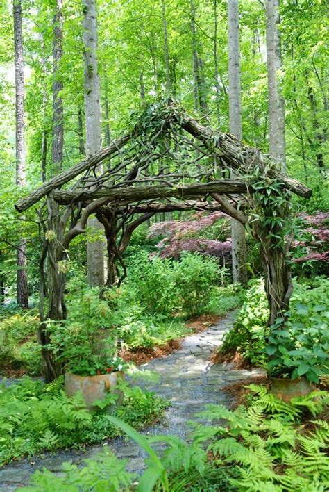 247 best Rustic Garden Arbors images on Pinterest | Garden decorations ...