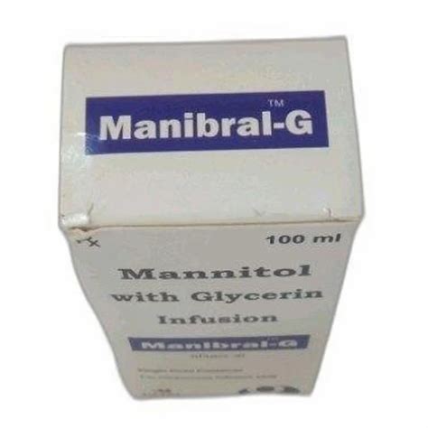 Mannitol Glycerin Infusion 30mg Packaging Size 100ml At Rs 125 72