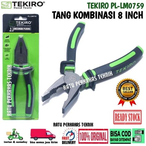 TANG KOMBINASI TEKIRO BESAR 8 INCH LINESMAN PLIERS PL LM0759 TANG JEPIT