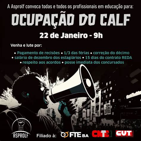 Asprolf Convoca Categoria Para Ocupa O Do Calf Asprolf