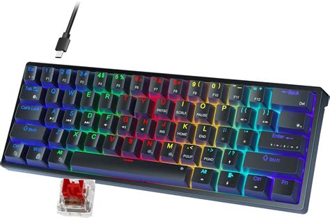 Amazon Aula Percent Wired Mechanical Keyboard Hot Swappable