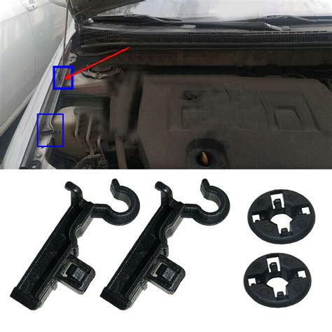 Car Hood Prop Rod Clips Grommet Plastic Bonnet Stay Holder For Toyota 2