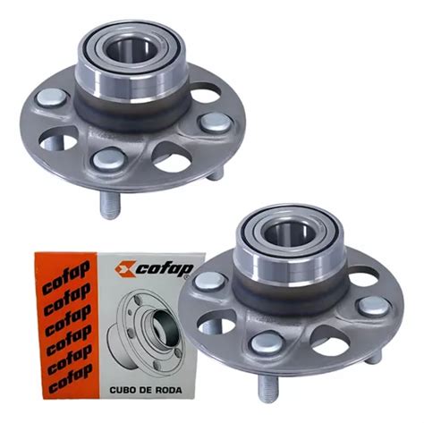 Par Cubo De Roda Traseiro Cofap C Rolamento S Abs Honda Fit