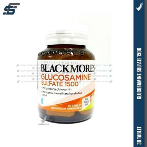 Jual Blackmores Glucosamine Sulfate 1500mg Kalbe BPOM 30 Tabs Di