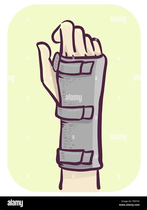 Carpal tunnel syndrome support Cut Out Stock Images & Pictures - Alamy