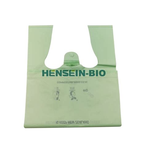 Eco Friendly Custom Printed Biodegradable Plastic T Shirt Bag Wholesale